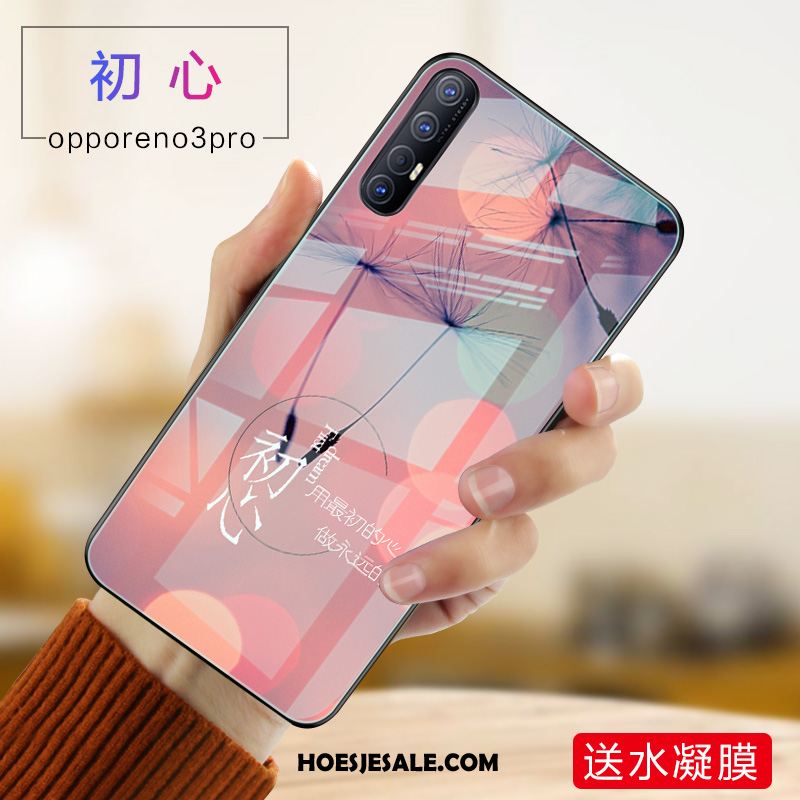 Oppo Reno 3 Pro Hoesje Anti-fall All Inclusive Bescherming Roze Hoes Goedkoop