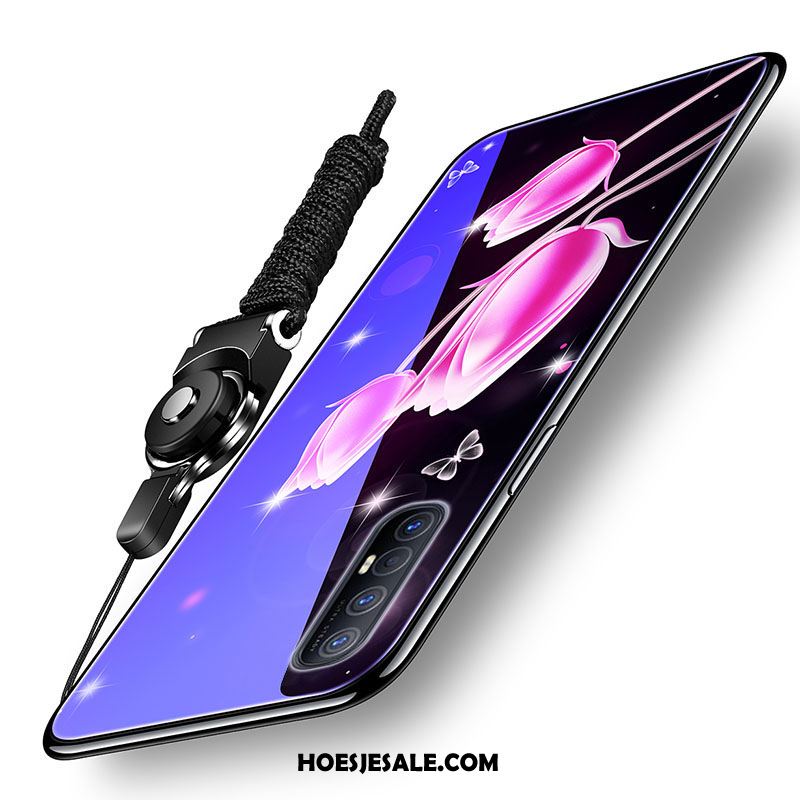 Oppo Reno 3 Pro Hoesje Anti-fall Hard Hoes Glas Bescherming Online