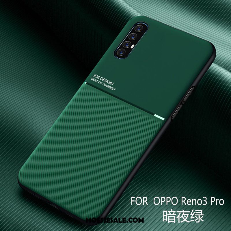 Oppo Reno 3 Pro Hoesje Eenvoudige Patroon Mobiele Telefoon Schrobben Accessoires Kopen