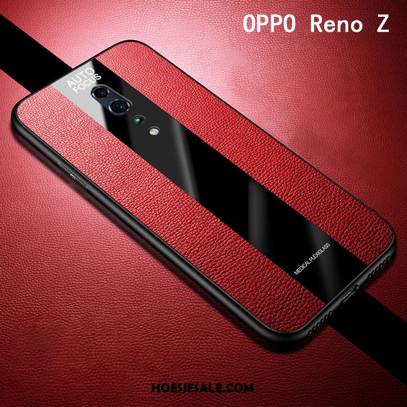 Oppo Reno Z Hoesje Leren Etui Hoes Mobiele Telefoon Tempereren Anti-fall Kopen