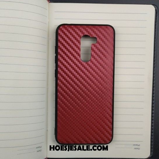 Pocophone F1 Hoesje Mode Mini All Inclusive Leer Rood Goedkoop