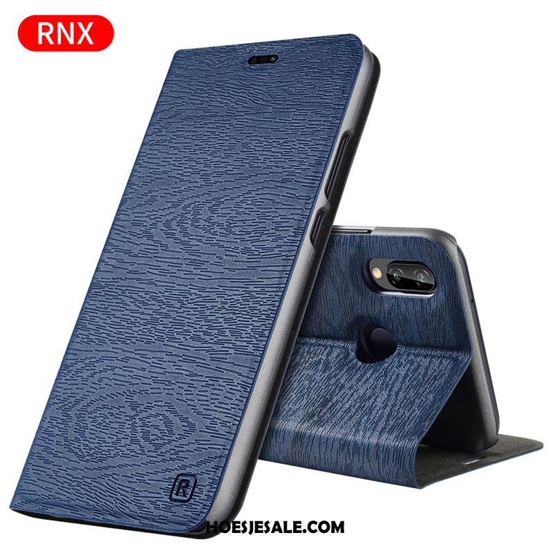 Redmi 7 Hoesje Clamshell Mini Leren Etui Mobiele Telefoon Trend Sale