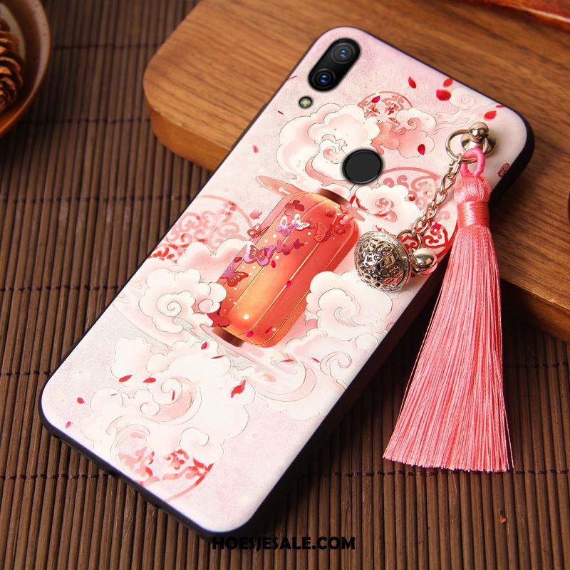 Redmi 7 Hoesje Roze Chinese Stijl Siliconen Trendy Merk Kwasten Aanbiedingen