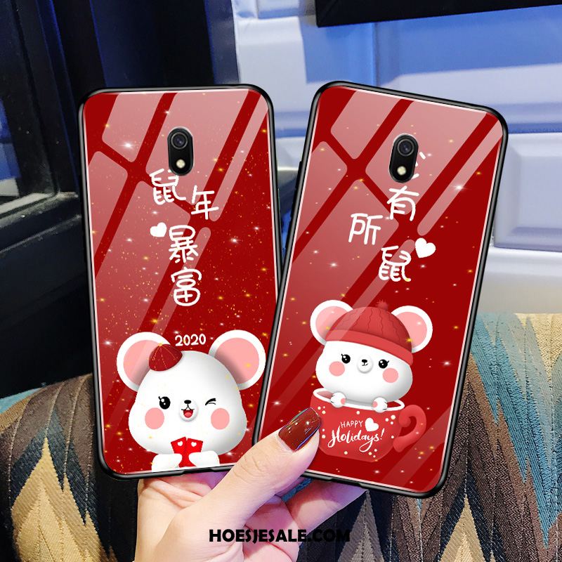 Redmi 8a Hoesje Rat Hoes Rood Anti-fall Persoonlijk Sale