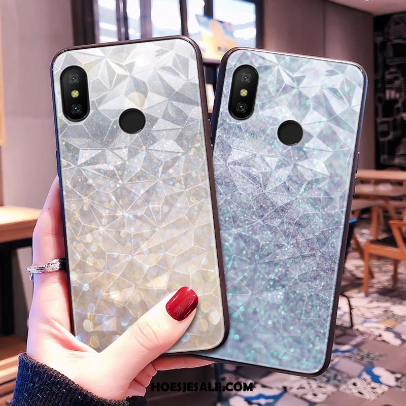 Redmi Note 6 Pro Hoesje Zilver Hoes Mobiele Telefoon All Inclusive Ruit Kopen