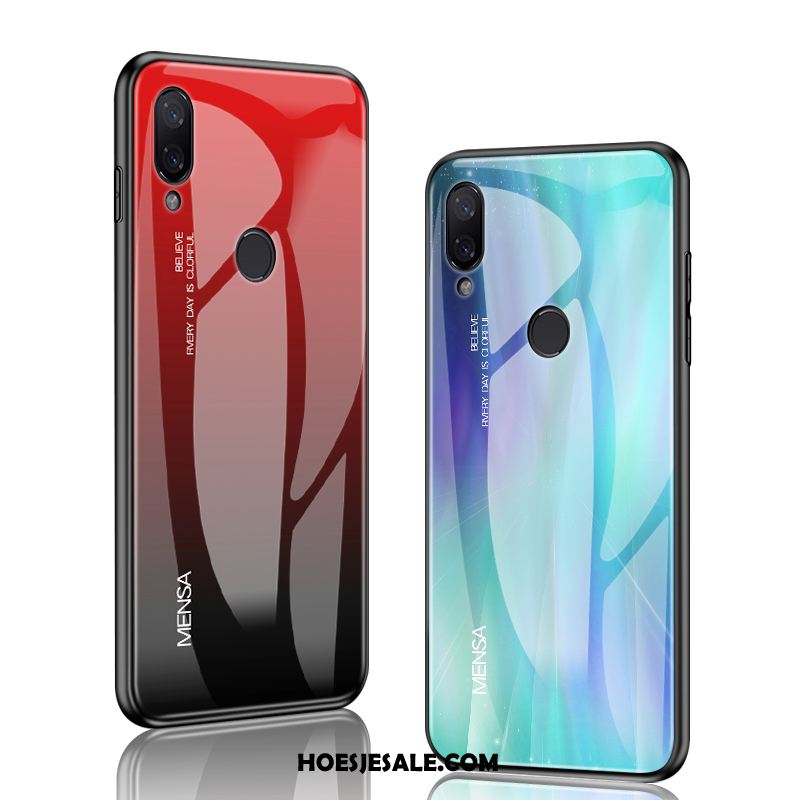 Redmi Note 7 Hoesje All Inclusive Scheppend Glas Hoes Rood Kopen