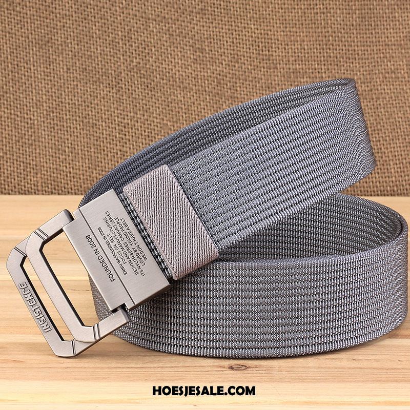 Riemen Heren Nylon Denim Riem Trend Alle Wedstrijden Korting