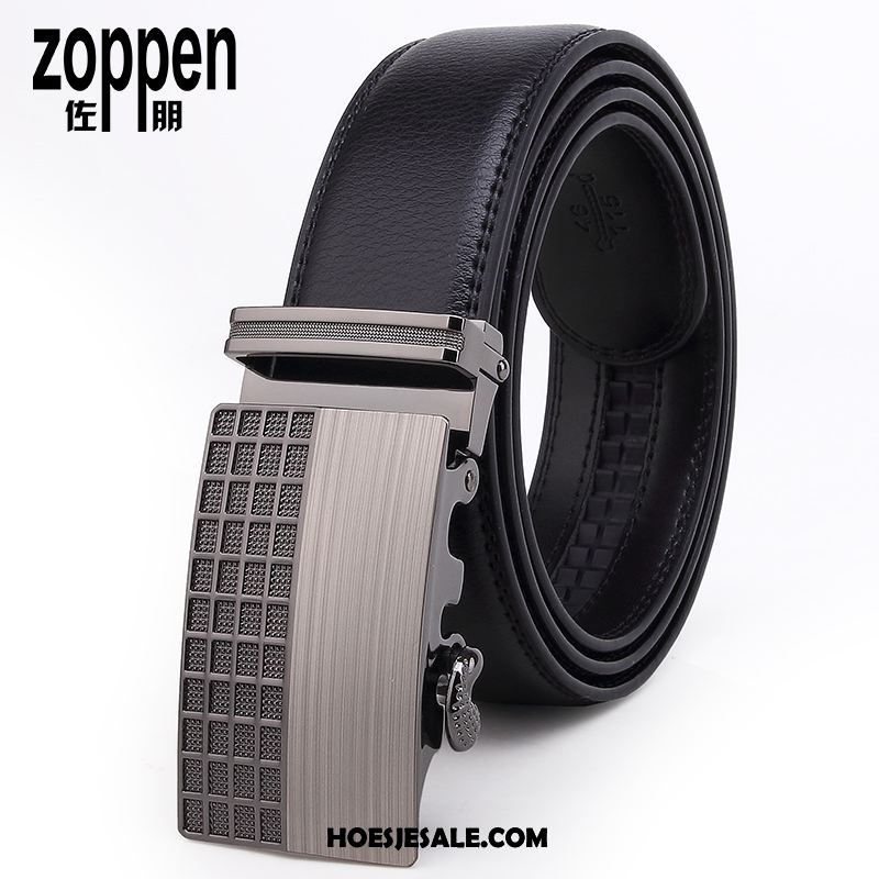 Riemen Heren Trend Echt Leer Zuiver Riem Business Goedkoop