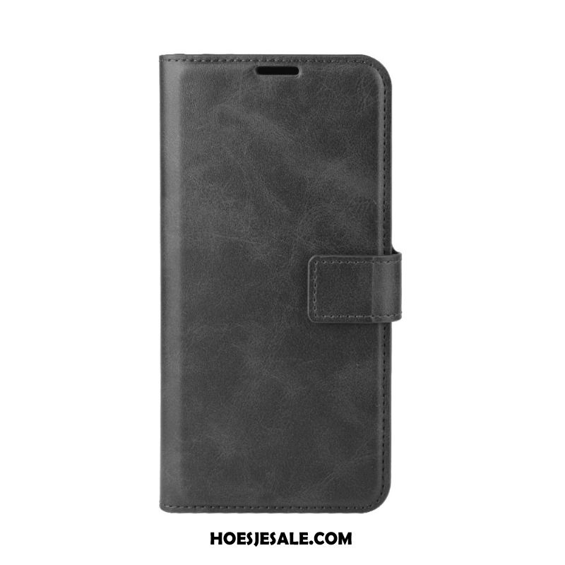 Samsung Galaxy A21s Hoesje Hoes Leren Etui Pas Klittenband Koe Korting