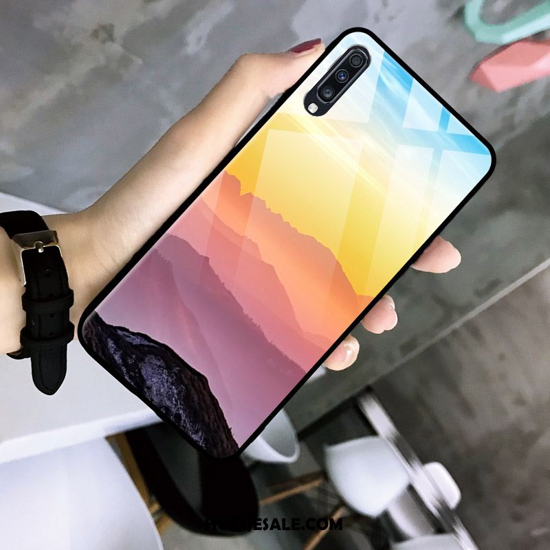 Samsung Galaxy A30s Hoesje Sterrenhemel Kleur Hoes Verloop Glas Sale