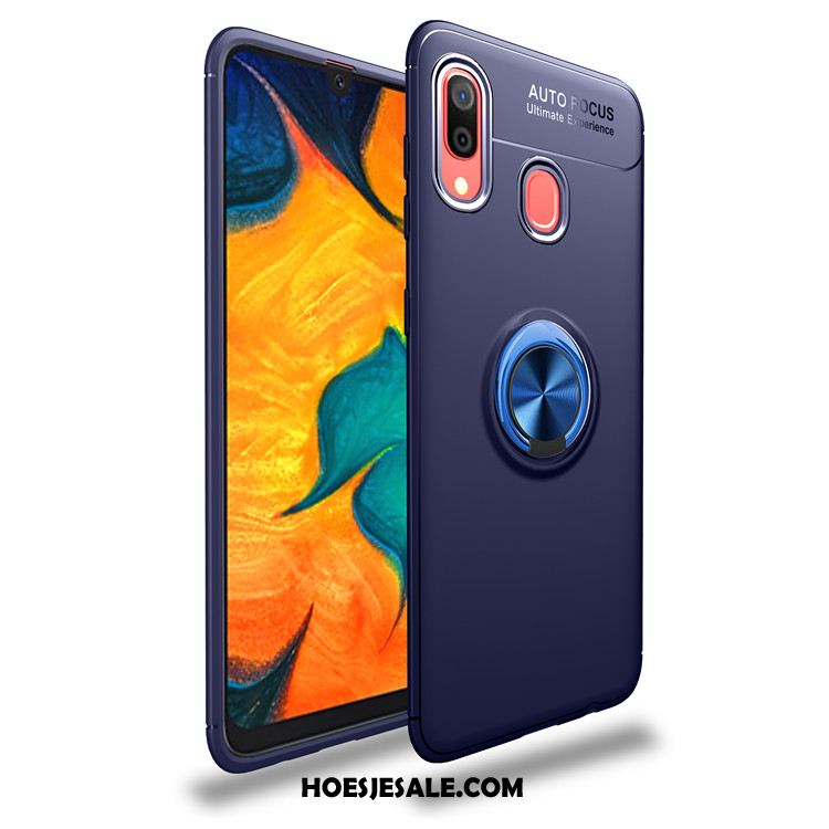 Samsung Galaxy A40 Hoesje Trend Zacht Hoes Blauw Anti-fall Goedkoop