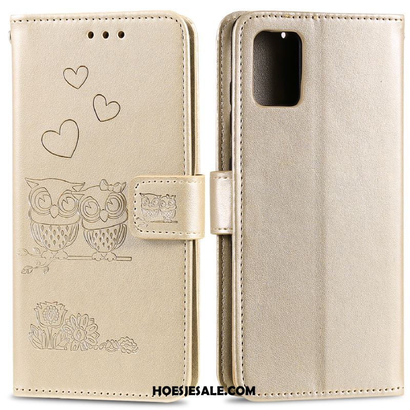 Samsung Galaxy A41 Hoesje Anti-fall Hoes Goud All Inclusive Ster Online