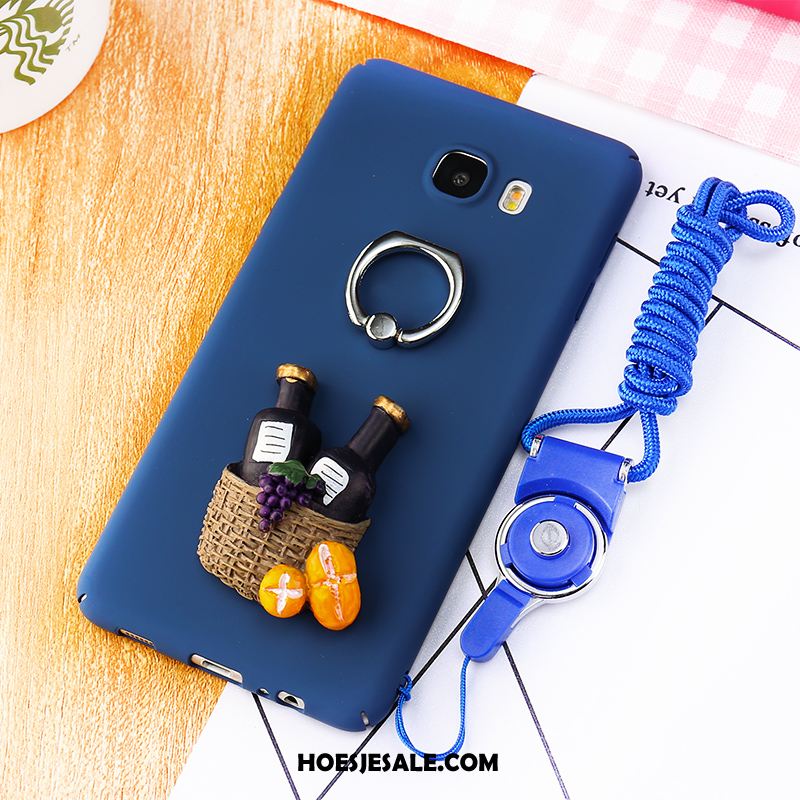 Samsung Galaxy A5 2017 Hoesje Blauw Hoes Mobiele Telefoon Hanger Schrobben Korting