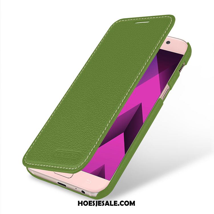 Samsung Galaxy A5 2017 Hoesje Folio Groen Mobiele Telefoon Ster Anti-fall Kopen