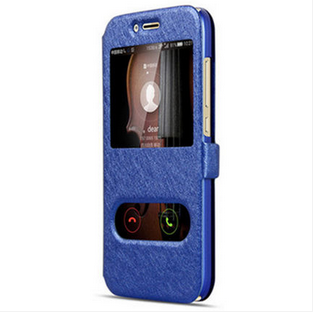 Samsung Galaxy A5 2017 Hoesje Leren Etui Folio Blauw Ster Tempereren Winkel