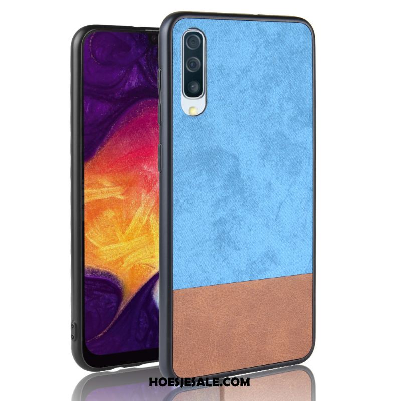 Samsung Galaxy A50 Hoesje All Inclusive Blauw Mobiele Telefoon Ster Hoes Goedkoop