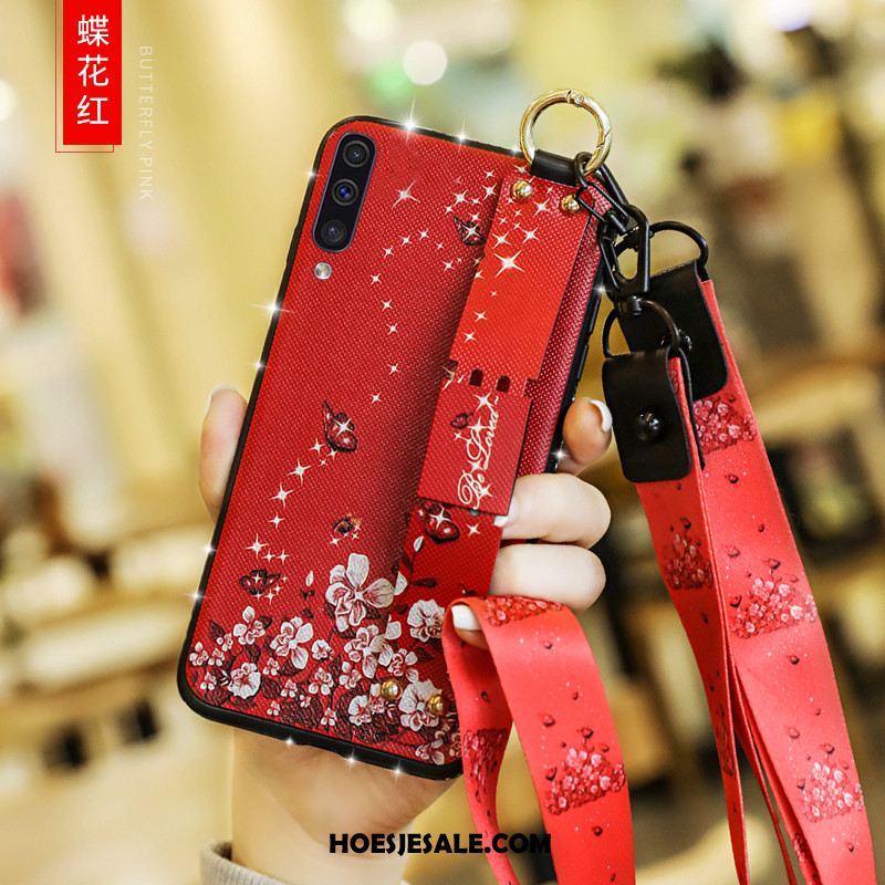 Samsung Galaxy A50 Hoesje Rood Zacht Hoes Bescherming All Inclusive Korting