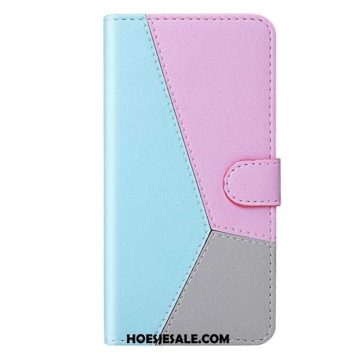 Samsung Galaxy A50s Hoesje Mobiele Telefoon Folio Leren Etui Blauw Ster Korting