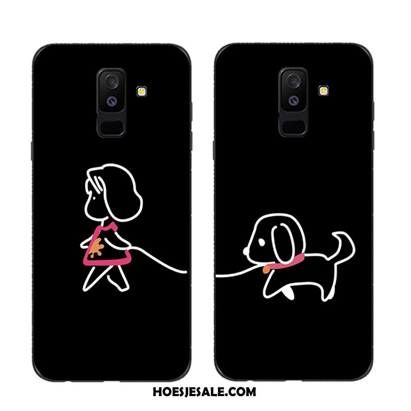 Samsung Galaxy A6+ Hoesje Mooie Lovers Mobiele Telefoon Siliconen Trendy Merk Sale