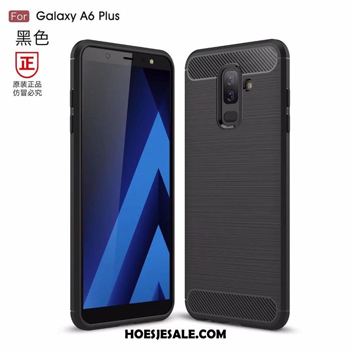 Samsung Galaxy A6+ Hoesje Siliconen Anti-fall Mobiele Telefoon Zacht All Inclusive Goedkoop