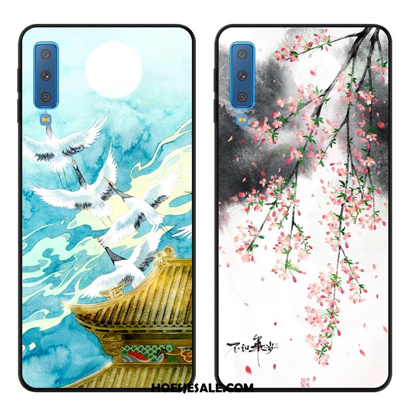 Samsung Galaxy A7 2018 Hoesje Kunst Bescherming Anti-fall Hoes Ster Kopen