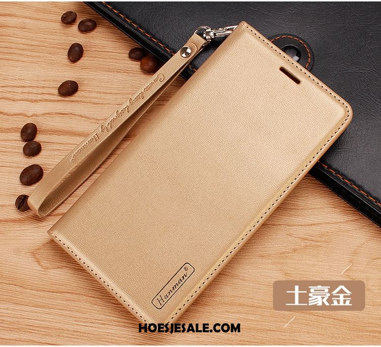 Samsung Galaxy A70 Hoesje Clamshell Leren Etui Goud Anti-fall Mobiele Telefoon Korting