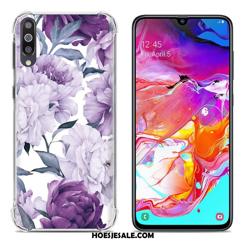 Samsung Galaxy A70 Hoesje Gasbag Zacht Purper Scheppend Ster Kopen