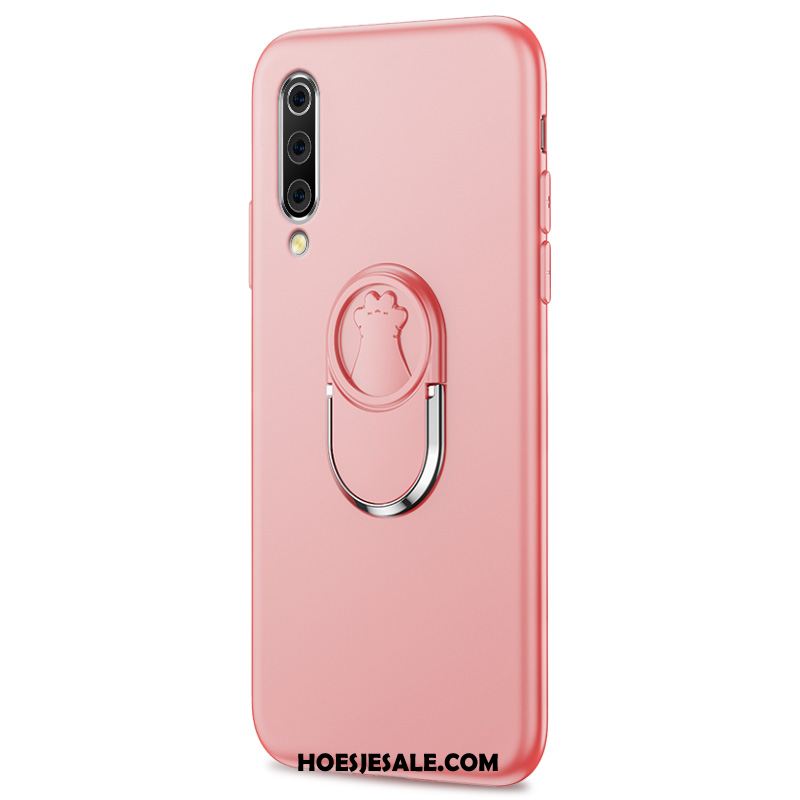 Samsung Galaxy A70 Hoesje Hoes Eenvoudige Roze All Inclusive Anti-fall Korting