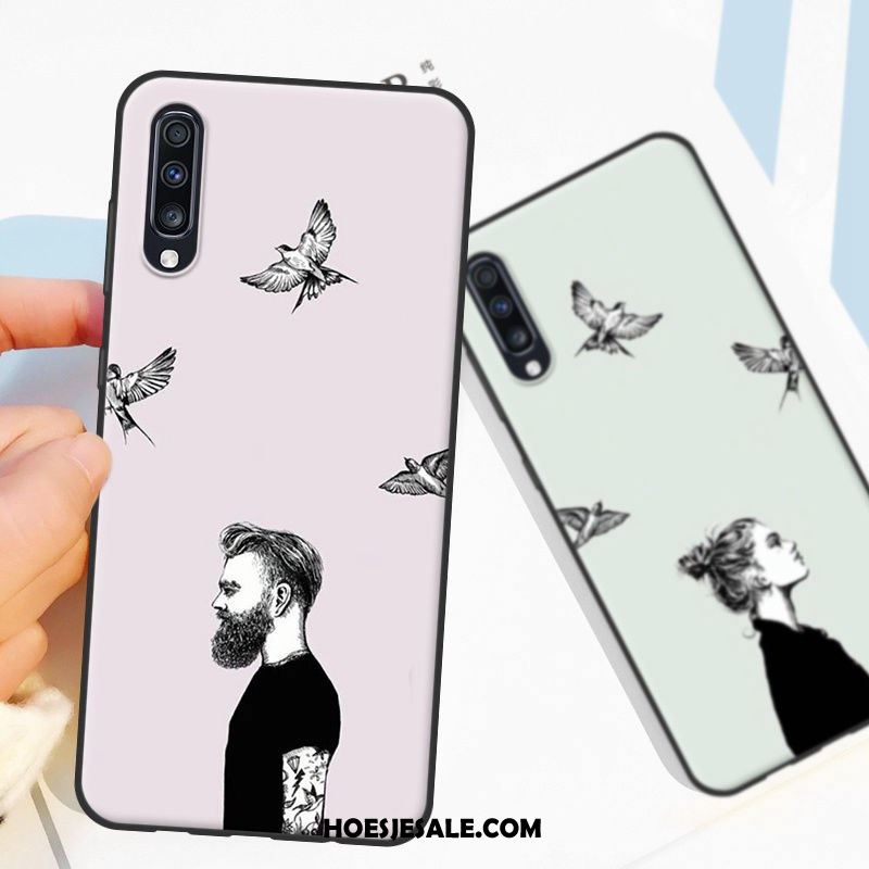 Samsung Galaxy A70 Hoesje Wit Lovers Scheppend Trend Persoonlijk Kopen