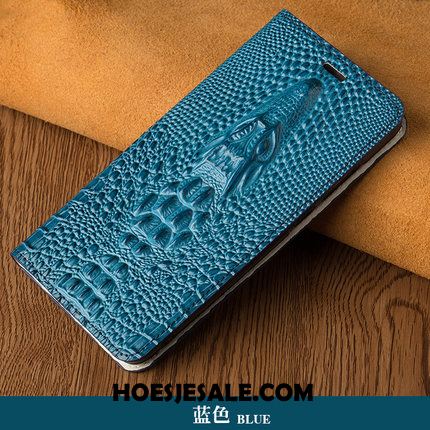 Samsung Galaxy A8 2018 Hoesje Bescherming Echt Leer Zacht Bedrijf Luxe Aanbiedingen
