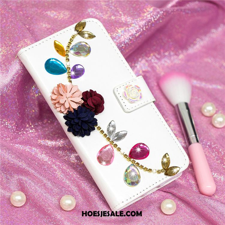 Samsung Galaxy A8 Hoesje All Inclusive Leren Etui Mobiele Telefoon Kaart Clamshell Winkel