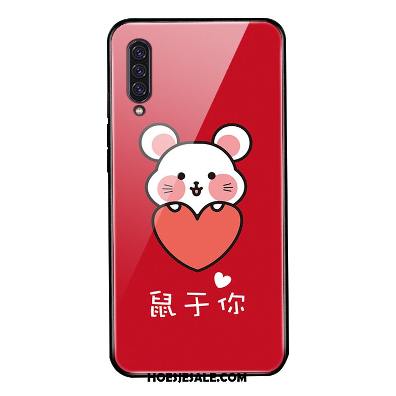 Samsung Galaxy A90 5g Hoesje Rood Lovers Mobiele Telefoon Trendy Merk Glas Sale