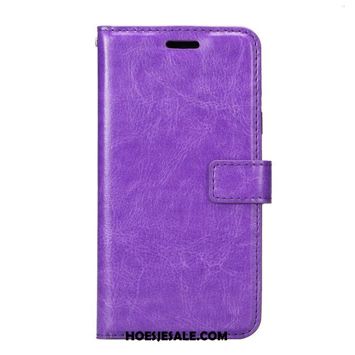 Samsung Galaxy J3 2017 Hoesje Anti-fall Ster Folio Purper Kaart Winkel