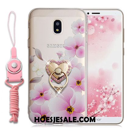 Samsung Galaxy J3 2017 Hoesje Hoes Nieuw Bescherming Mobiele Telefoon Roze Goedkoop