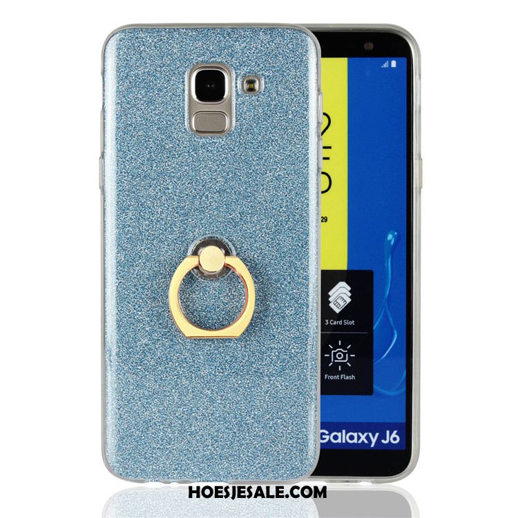 Samsung Galaxy J6 Hoesje Roze Siliconen Ster Mobiele Telefoon Blauw Sale