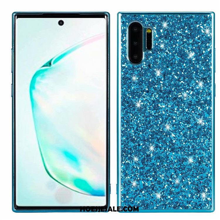 Samsung Galaxy Note 10+ Hoesje Blauw Hoes Ster Bescherming Scheppend Kopen