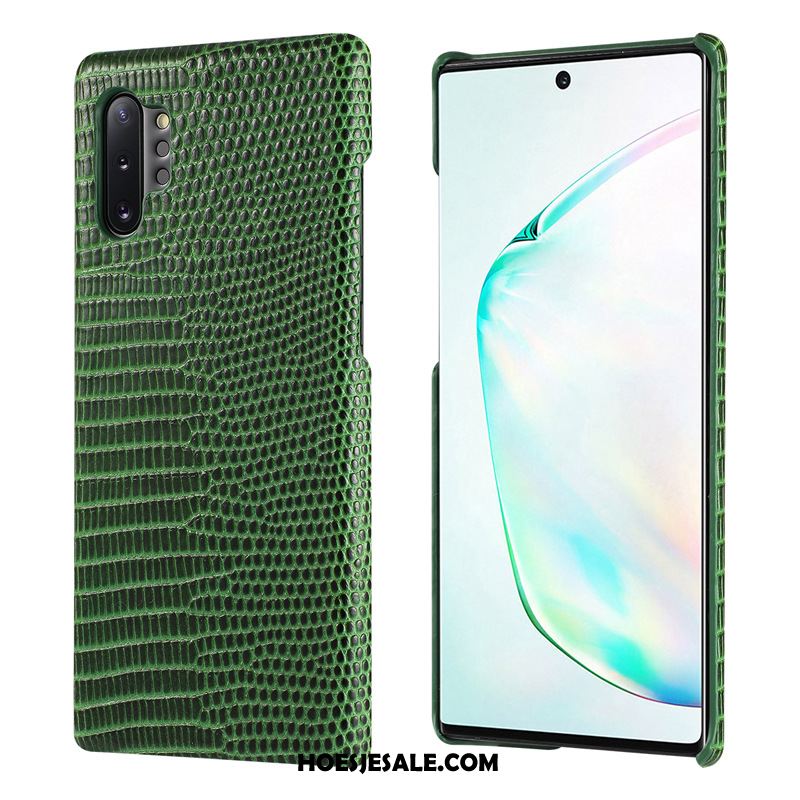 Samsung Galaxy Note 10+ Hoesje Groen Ster Mobiele Telefoon Korting