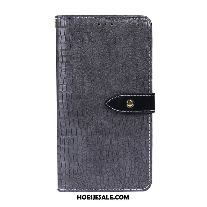 Samsung Galaxy Note 10+ Hoesje Leren Etui Anti-fall Ster Krokodillenleer Folio Online