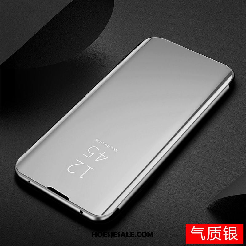 Samsung Galaxy Note 10+ Hoesje Mobiele Telefoon Elegante Zilver Folio Spiegel Kopen
