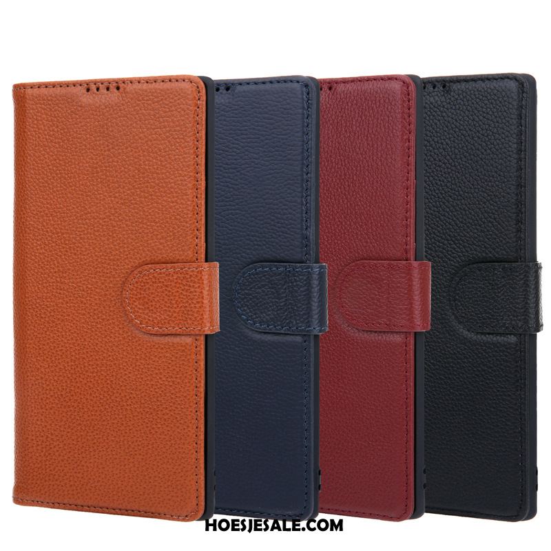 Samsung Galaxy Note 10+ Hoesje Mobiele Telefoon Ster Folio Leren Etui Korting