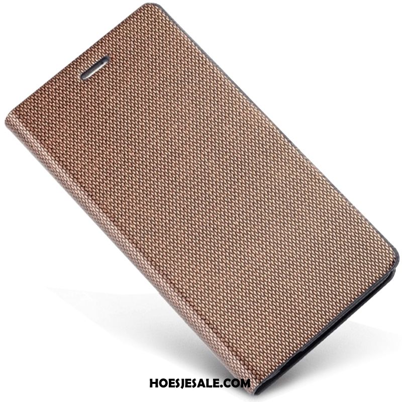 Samsung Galaxy Note 4 Hoesje Echt Leer Ster Hoes Goud Bedrijf Goedkoop