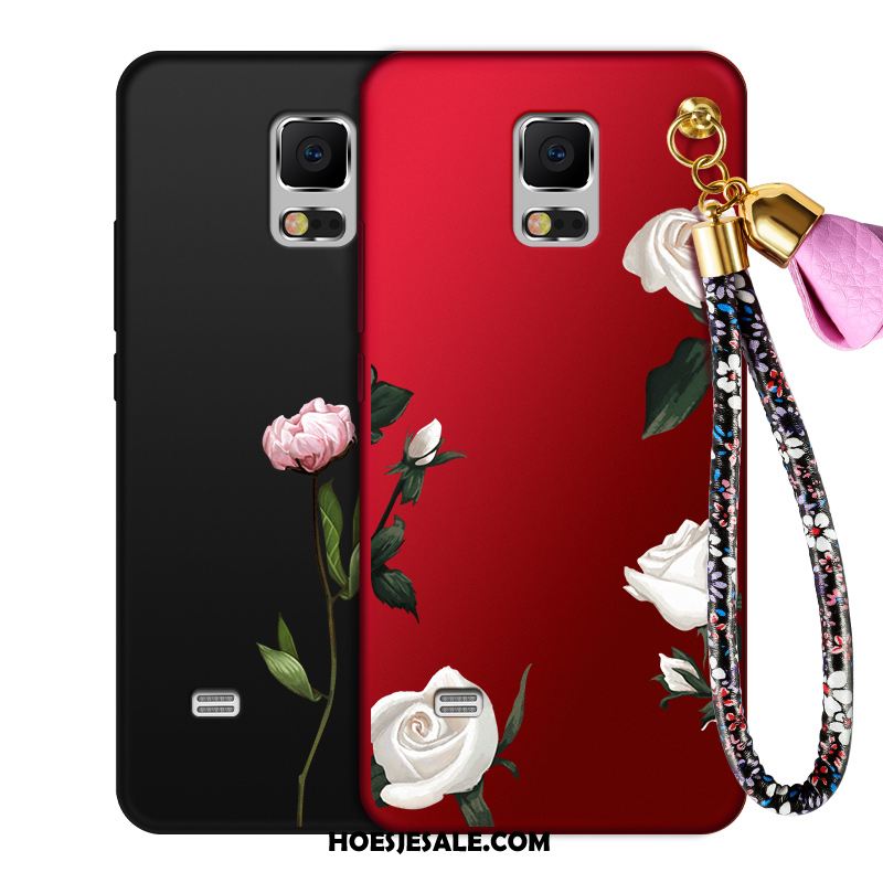 Samsung Galaxy Note 4 Hoesje Rood Mobiele Telefoon Anti-fall Trend Ster Winkel