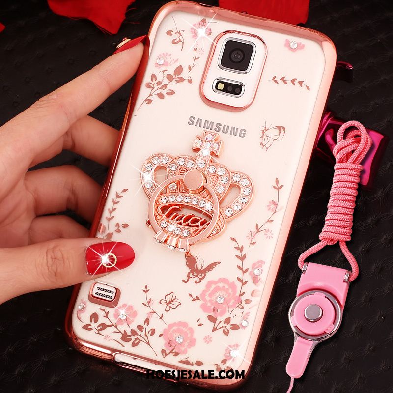 Samsung Galaxy Note 4 Hoesje Ster Mobiele Telefoon Rose Goud Mooie Hanger Kopen