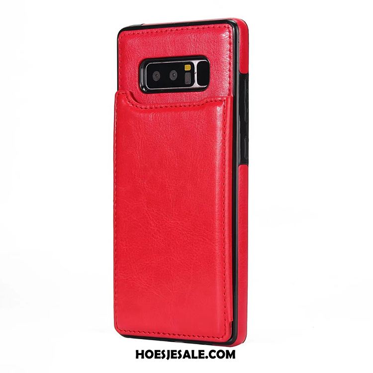 Samsung Galaxy Note 8 Hoesje Anti-fall Leren Etui All Inclusive Ster Folio Kopen