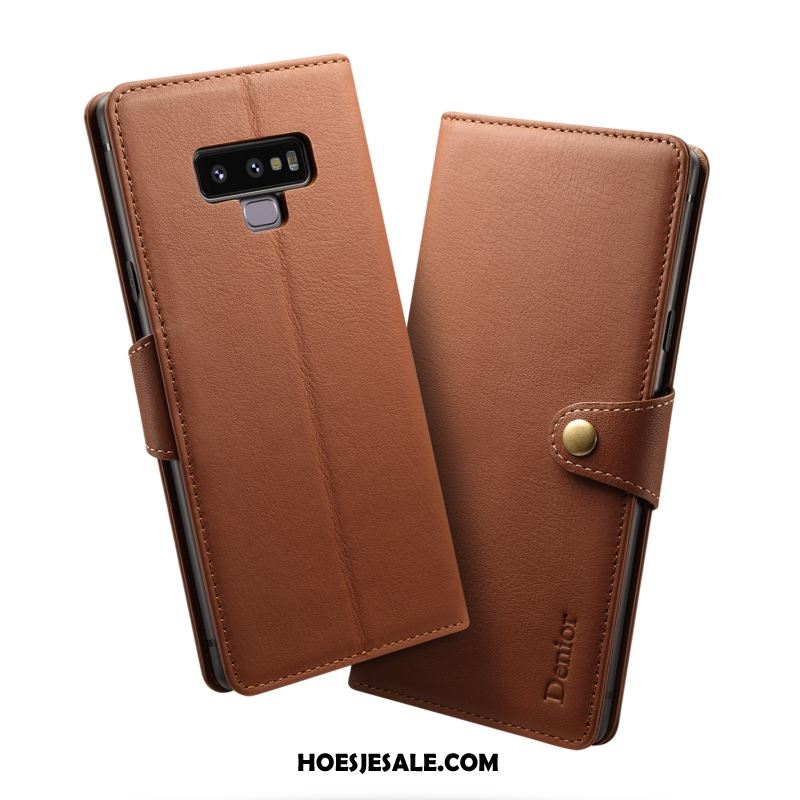 Samsung Galaxy Note 9 Hoesje Anti-fall Ster Bescherming Hoes Leer Sale