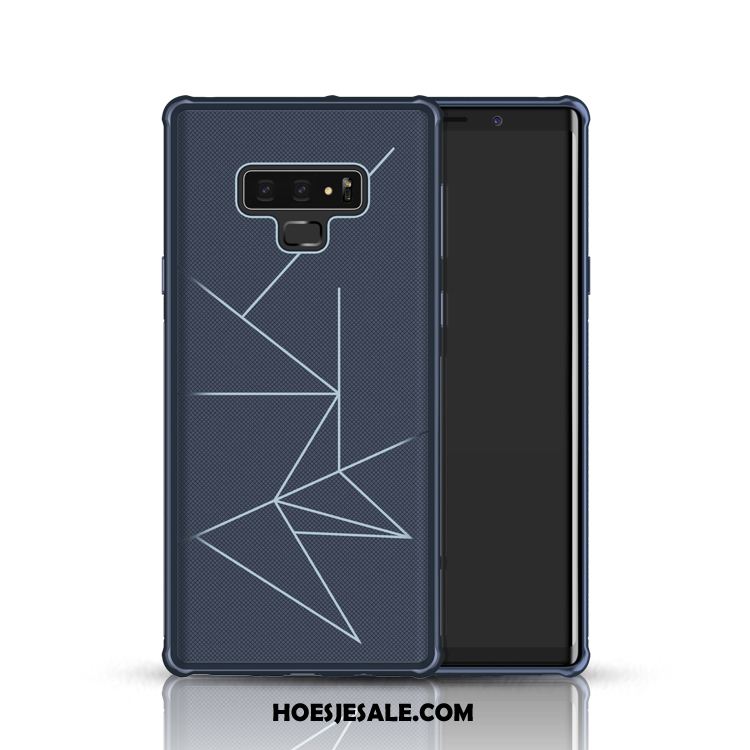 Samsung Galaxy Note 9 Hoesje Auto Anti-fall Zacht Rood All Inclusive Korting