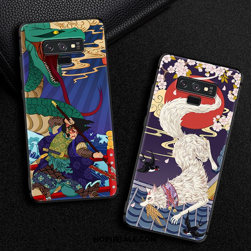 Samsung Galaxy Note 9 Hoesje Wind Anti-fall Vintage All Inclusive Kleur Sale