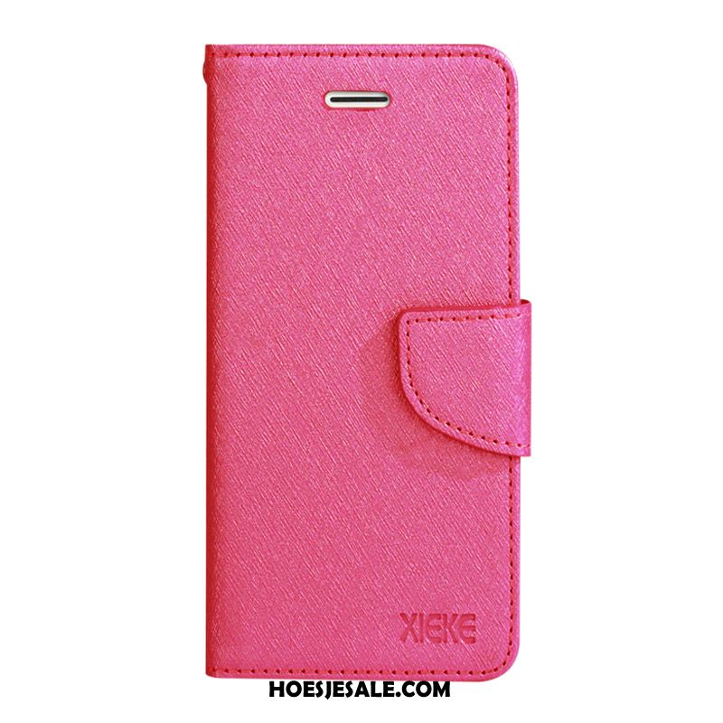 Samsung Galaxy Note20 Hoesje Folio Patroon Rood Zijde Ster Goedkoop