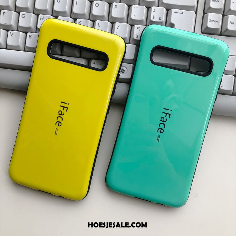 Samsung Galaxy S10 5g Hoesje Anti-fall Ster Groen Mini Hoes Sale