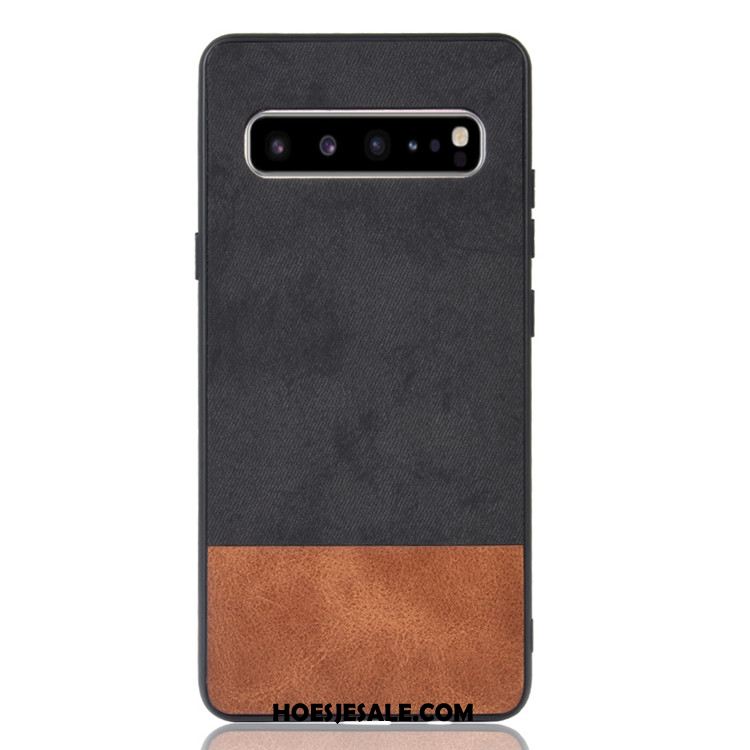 Samsung Galaxy S10 5g Hoesje Ster Bescherming Denim Leer Gemengde Kleuren Kopen